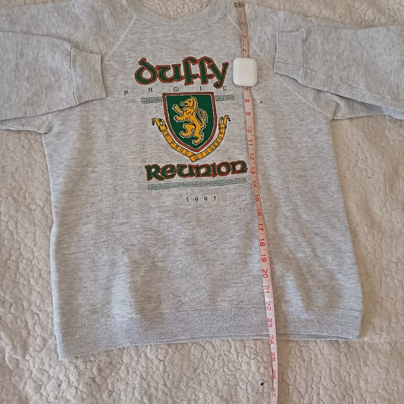 Vintage 90s Saint Paul Minnesota Hanes Women's Sweatshirt, Size L, Gray - Picture 5 of 5